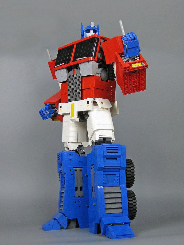 custom lego optimus prime